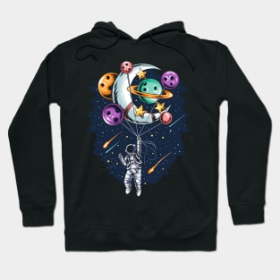 Astronaut Grab All Planets Hoodie